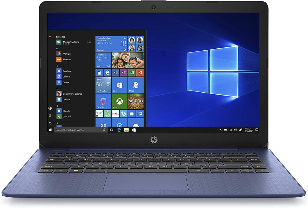 Open Box HP - Stream 14-inch - A6-9120e - 4 GB - HDD 64 GB - (14-ds0050nr, Royal Blue)