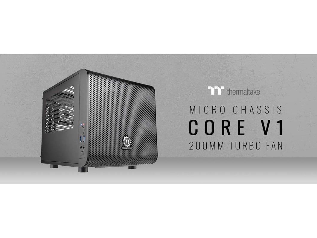 Mini ITX Gaming/Workstation Prebuilt Thermaltake Core V1 with i7-10700K 3.8GHz 16GB DDR4 512GB M.2 PCiE RTX 3060 12GB